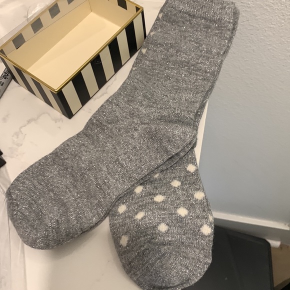 Kate Spade ♠️ Sparkle 2-Pair Sock Set - Picture 9 of 9